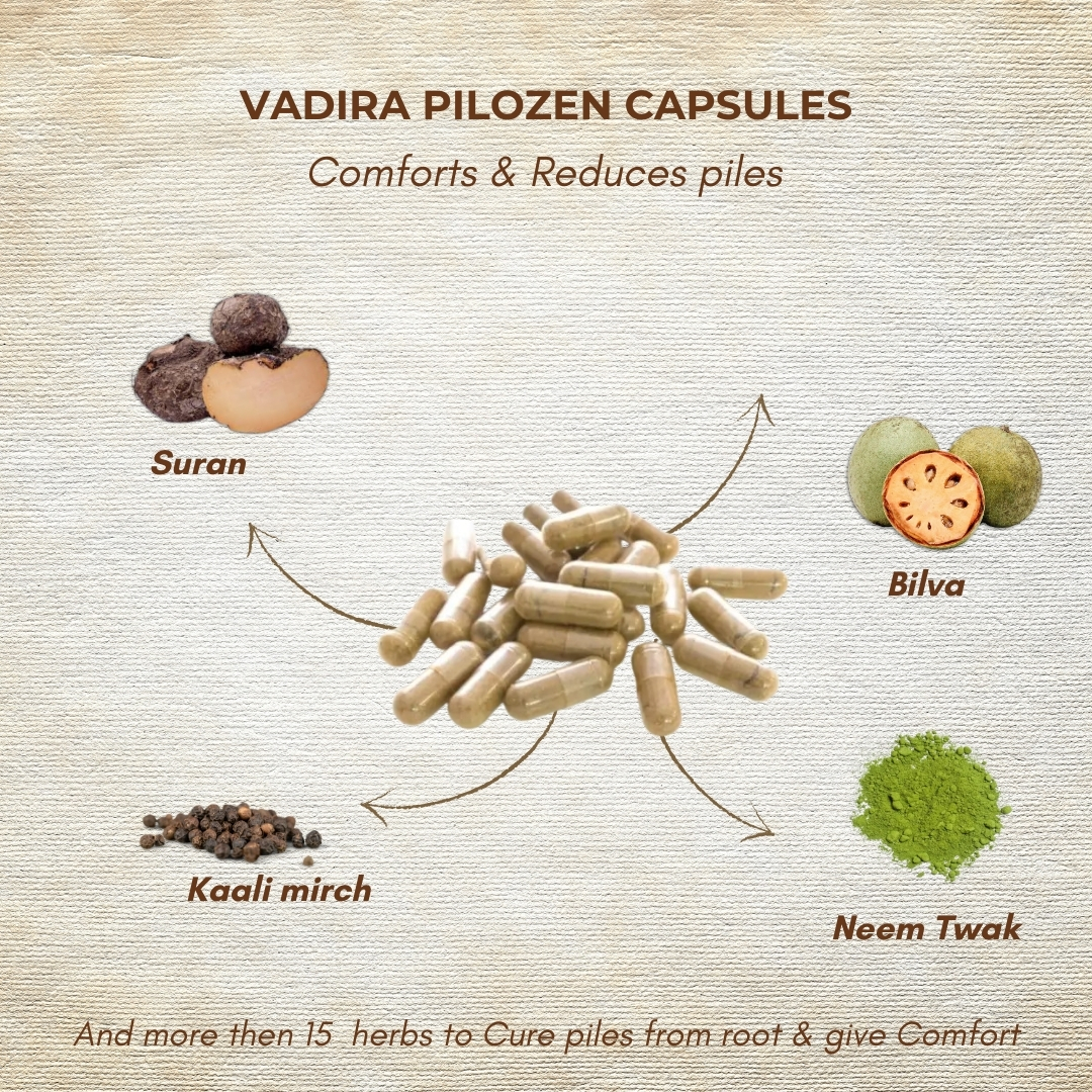 Vadira PiloZen Piles Care Capsules