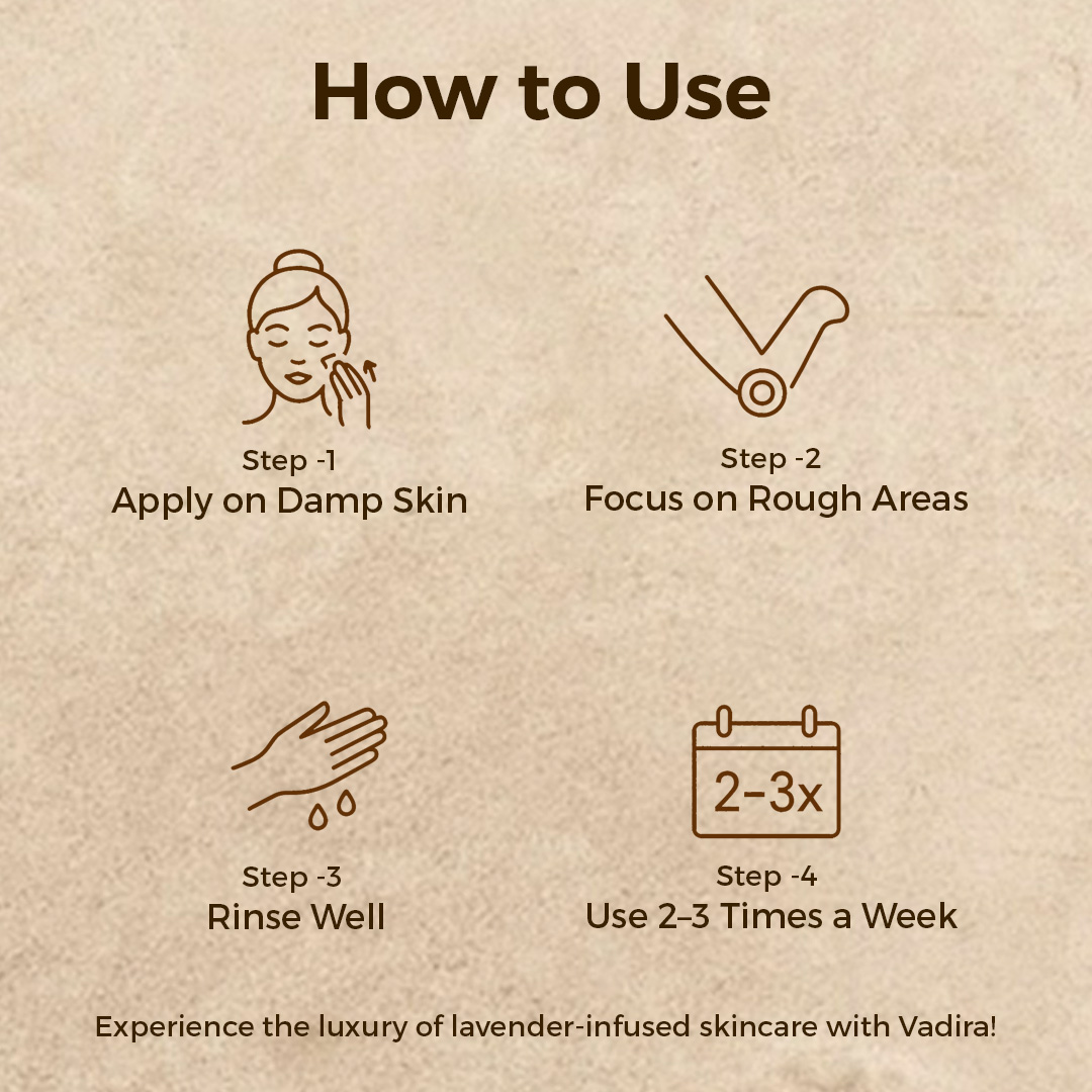 Vadira Lavender Luxe Body Scrub